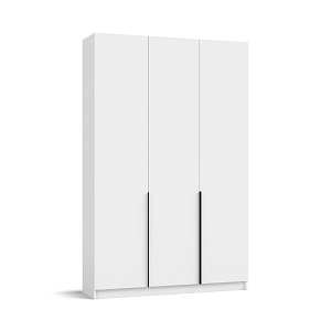 Босс Стандарт 135*220 шкаф распашной 3Д + ящики Белый