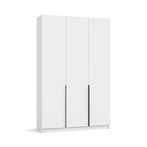 Рим 135 шкаф распашной 3Д+ящики Белый