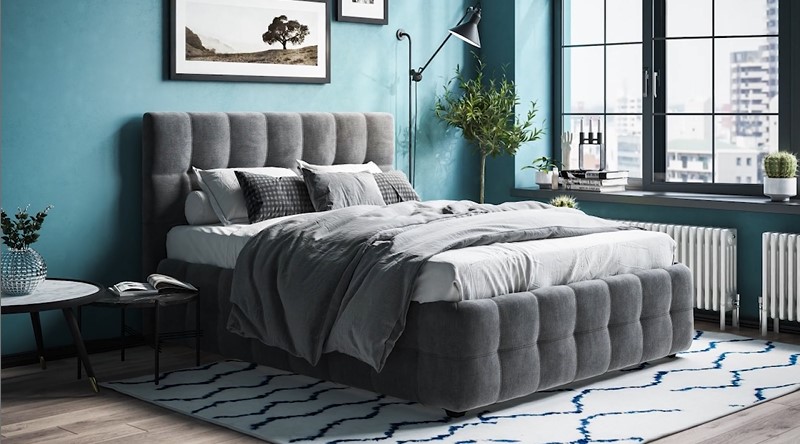 Кровать Босс 140*200 Про Велюр Royal шампань NEW