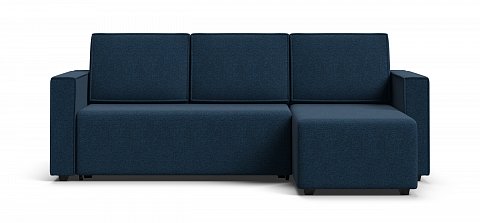 Угловой диван Норд лайт рогожка Malmo синий