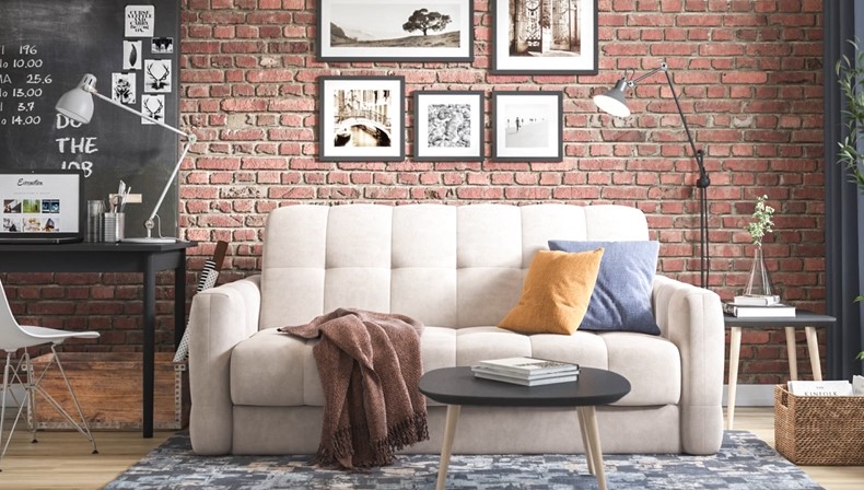 Диван BOSS Sleep 140 велюр Monolit мокко