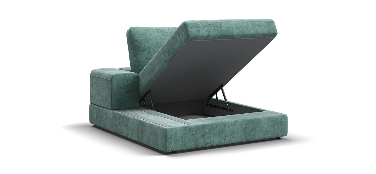 BOSS MODOOL SE оттоманка левая шенилл Gloss минт