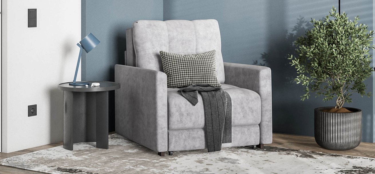 Кресло-кровать BOSS LOFT Велюр Роял агат