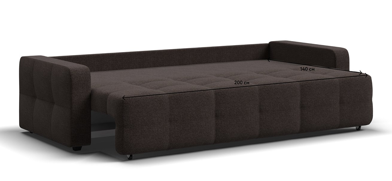 Диван Денди рогожка Malmo шоколад