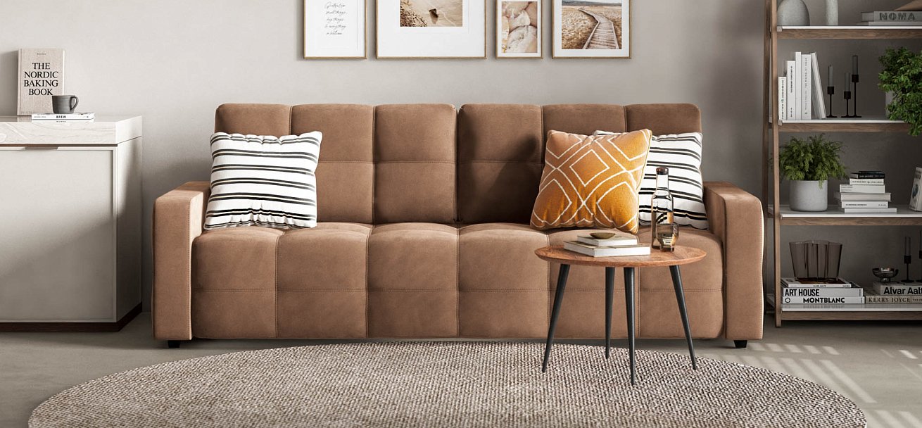 Диван Денди велюр Monolit мокко