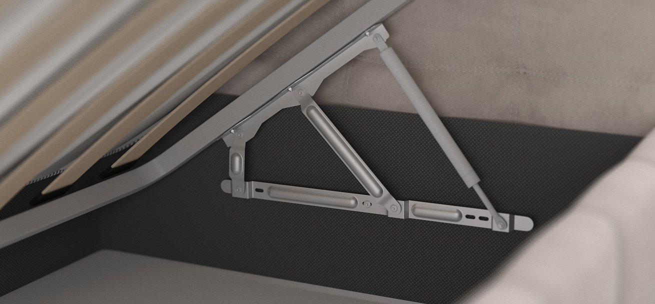 Кровать BOSS mini NEW велюр Monolit латте