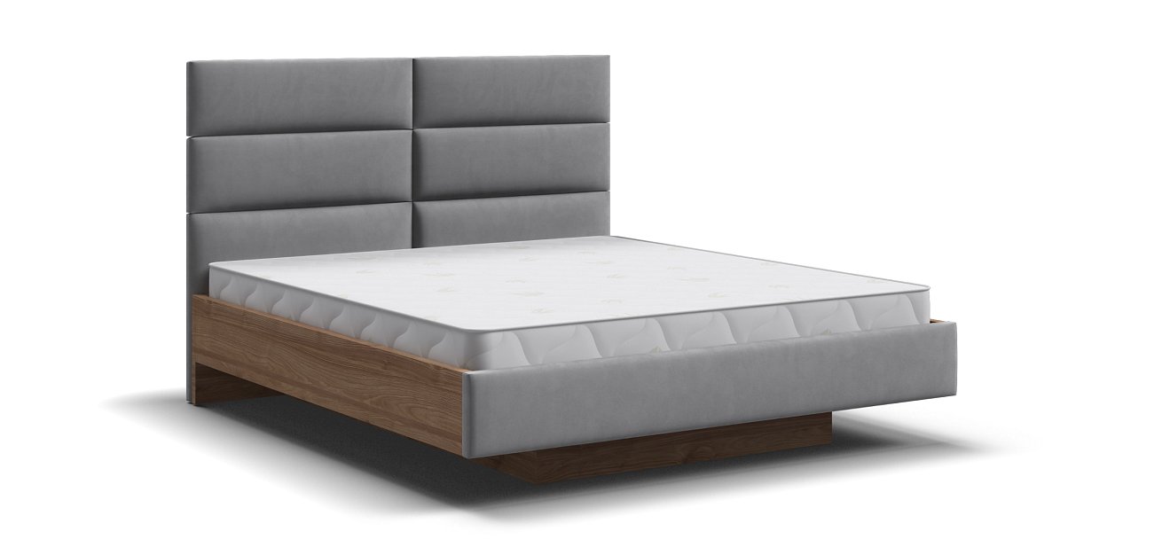 Кровать BOSS LOFT 160*200 Орех Селект, MONOLIT Сталь