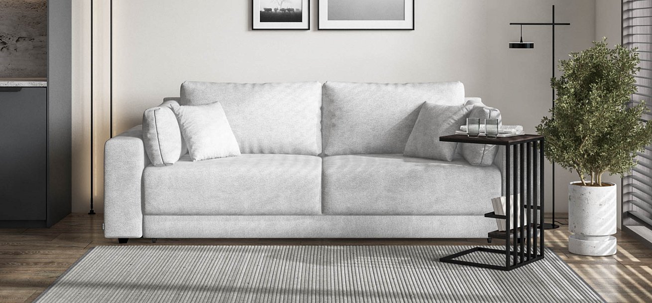 Диван Босс Прайм Шенилл CLOUD грей