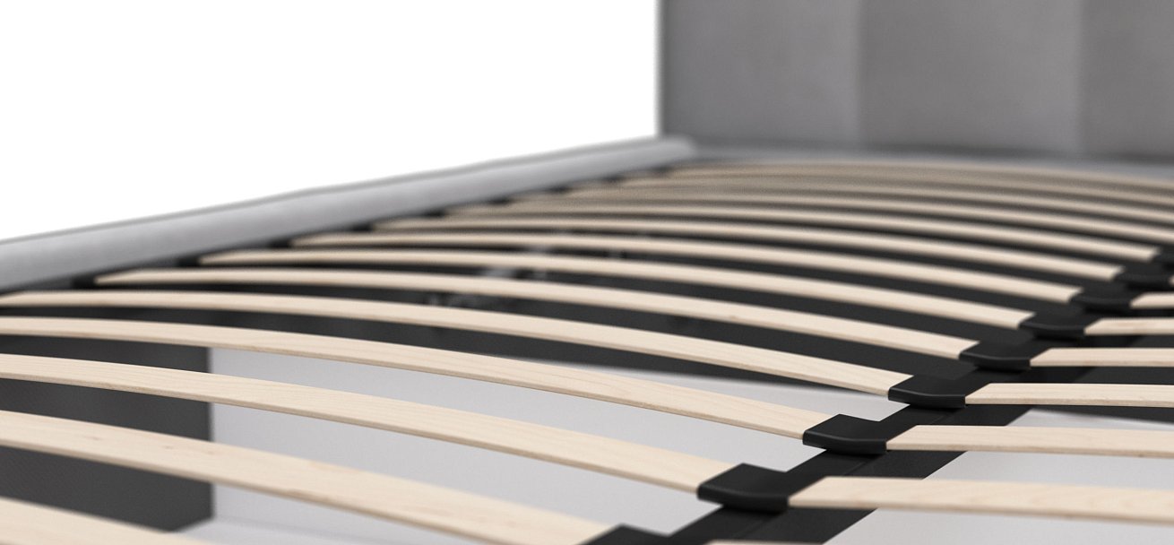 Кровать Белла 140*200 велюр Monolit сталь