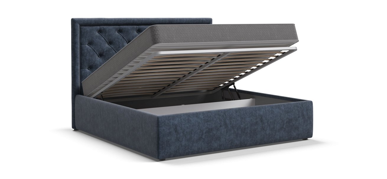 Кровать Босс Классик 180*200 Про велюр Royal топаз NEW