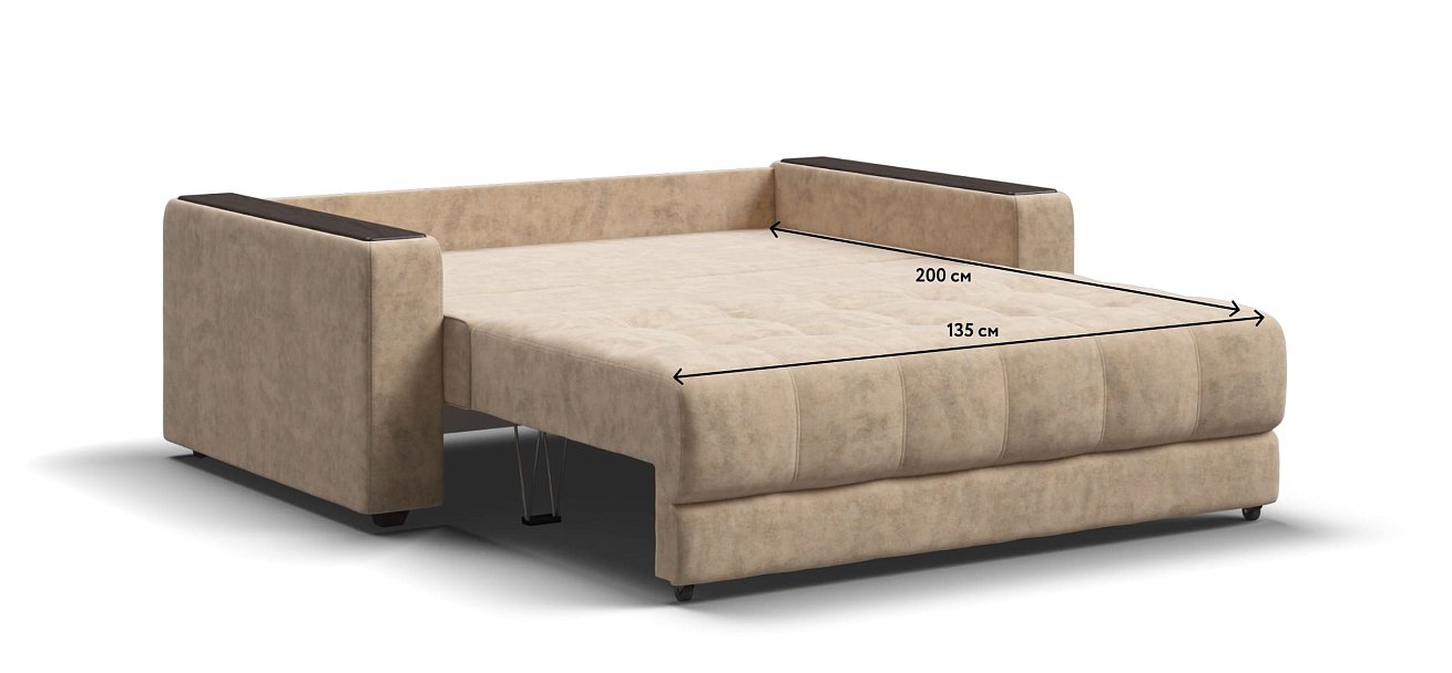 Диван BOSS Compact Велюр Роял шампань