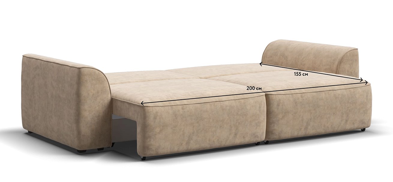 Диван KING SE Велюр Роял шампань