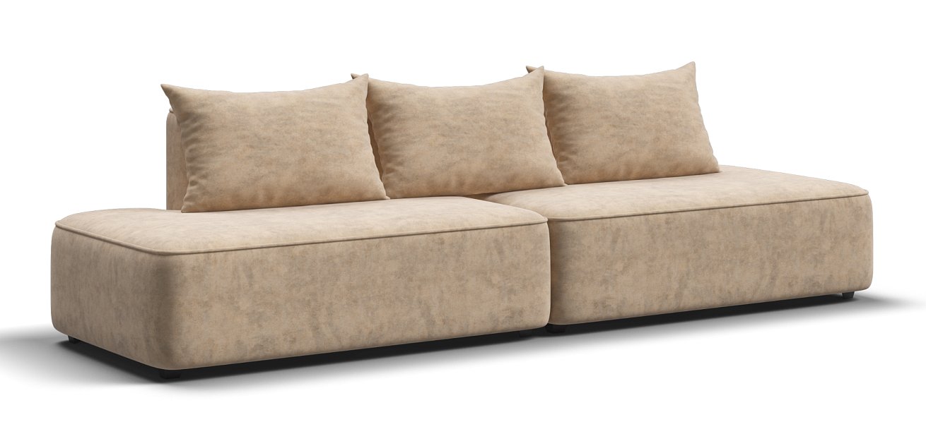 Диван KING TWIN Велюр Роял шампань