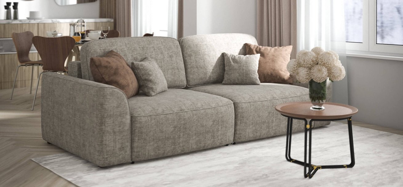 Диван KING SE шенилл IQ бежевый