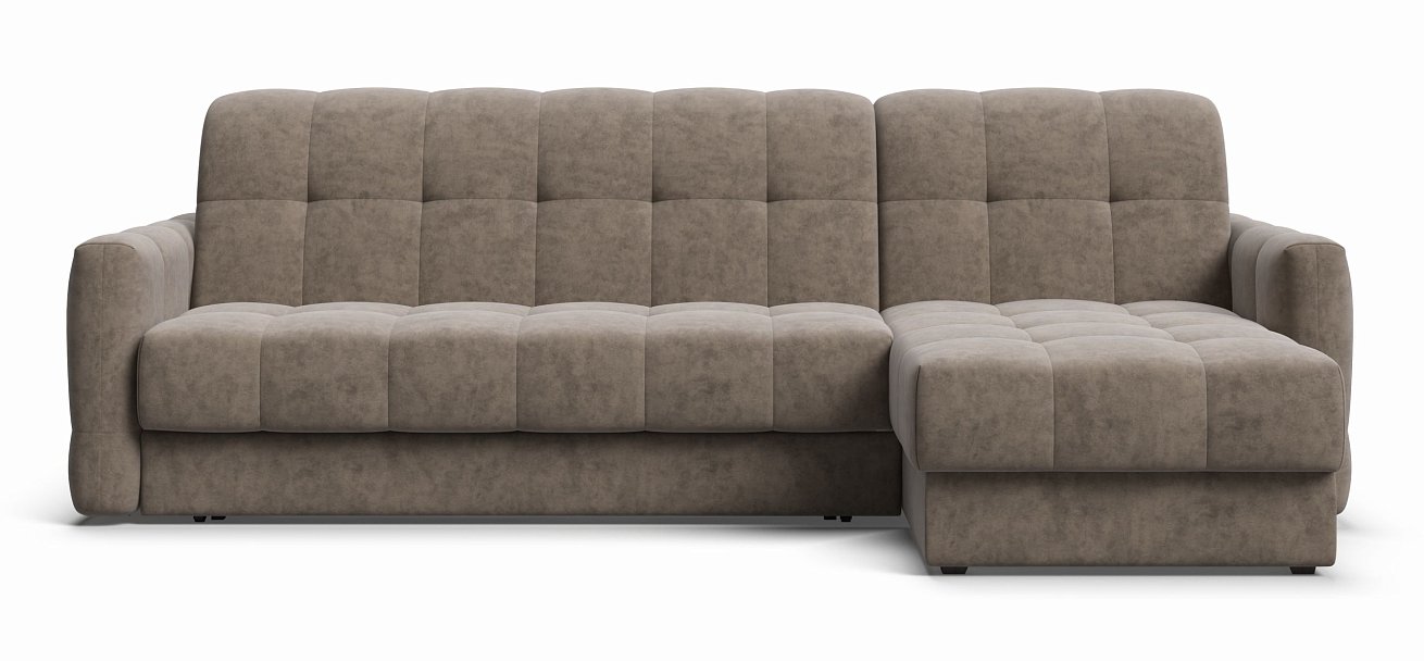 Угловой диван BOSS Sleep 160 Велюр Роял тауп