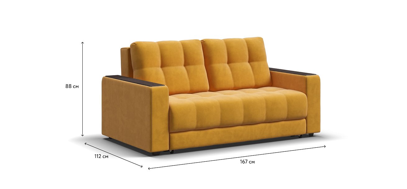 Диван BOSS Compact велюр Monolit маст