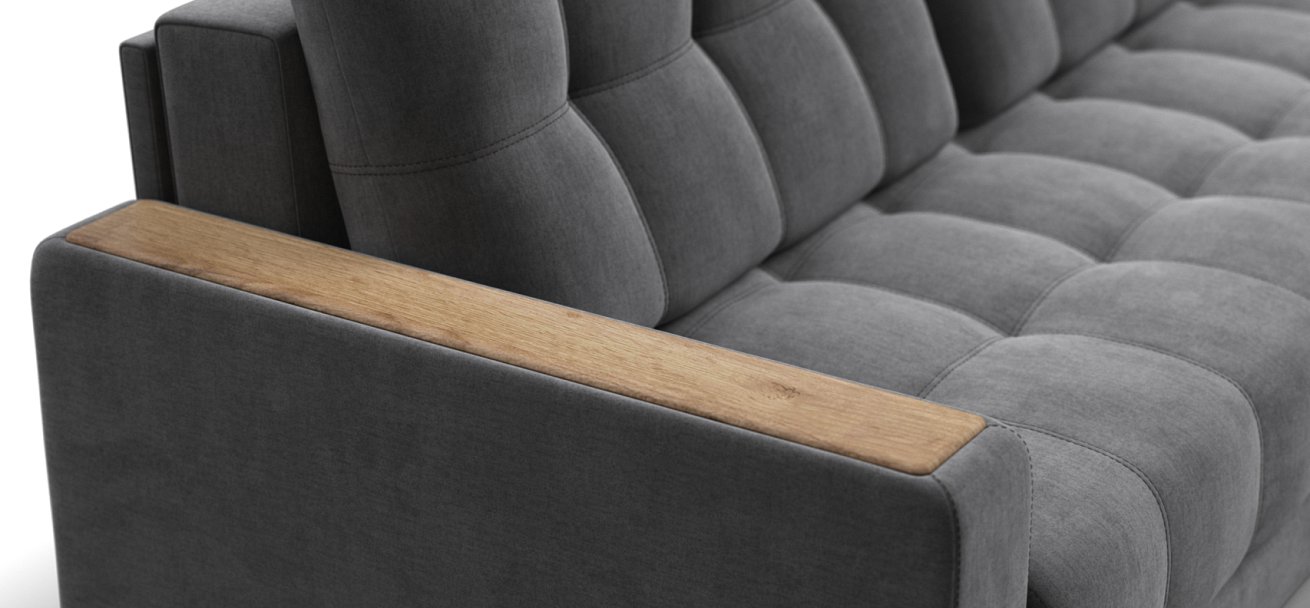 Накладки 2 шт. на диван BOSS 3.0 MAX WOOD Smok