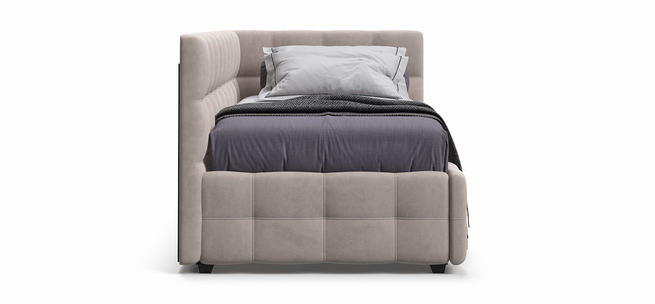 Кровать BOSS mini NEW велюр Monolit латте