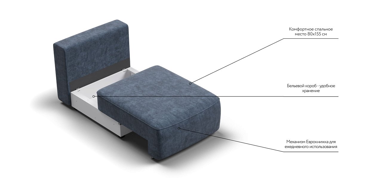 KING MODOOL база сп. место Велюр Royal топаз NEW