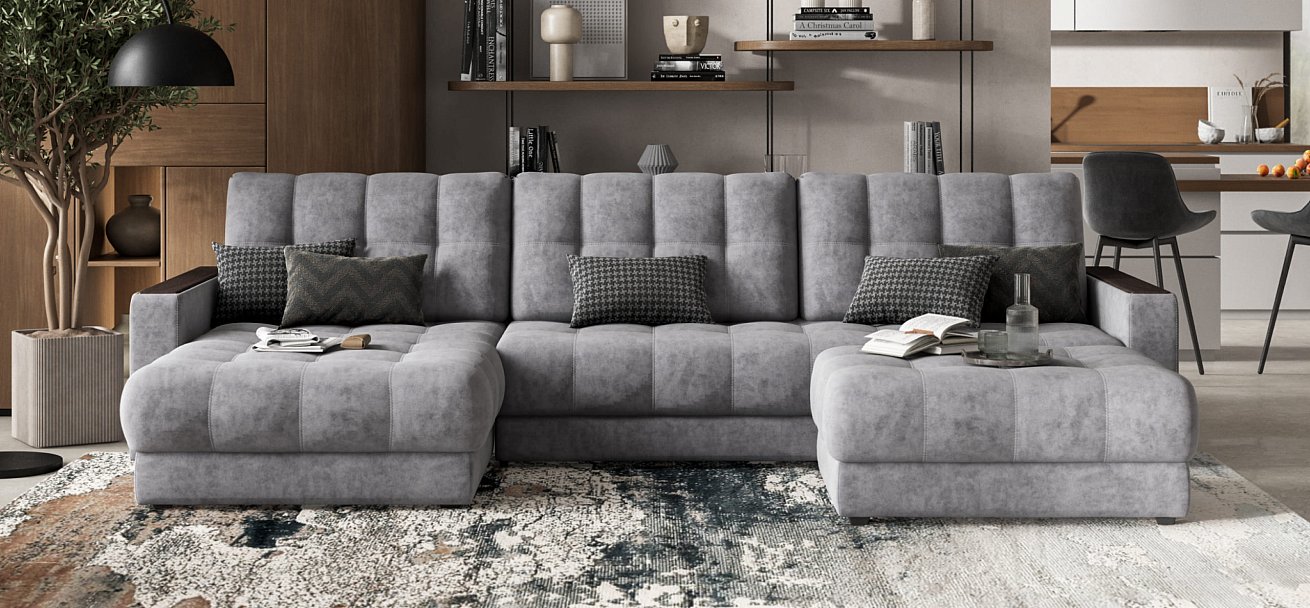 Пуф BOSS XL Велюр Роял агат