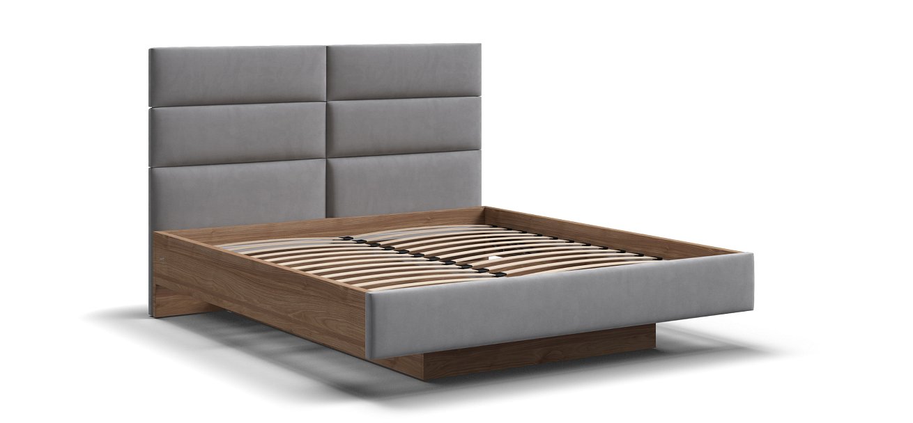 Кровать BOSS LOFT 160*200 Орех Селект, MONOLIT Сталь