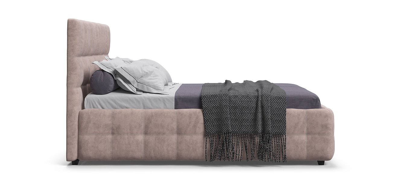 Кровать Босс 140*200 Про Велюр Royal пион NEW