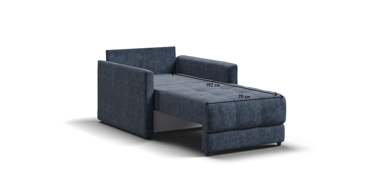 Кресло-кровать BOSS LOFT Велюр Royal топаз