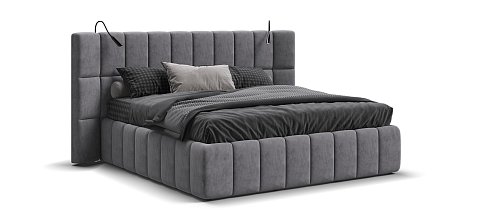 Кровать BOSS.XO 180*200 Велюр Роял агат