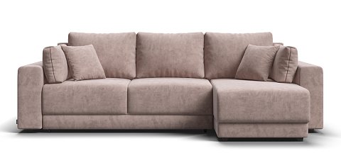 Угловой диван Босс Прайм ХЛ Велюр Royal пион