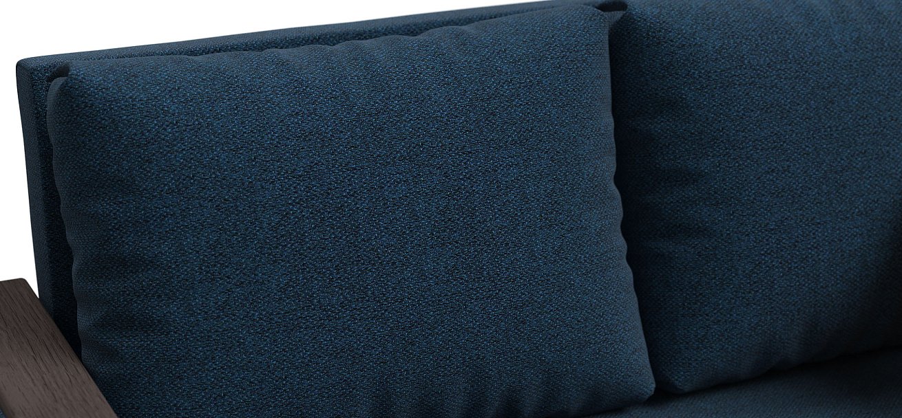 Диван Атланта-2 Лайт рогожка Malmo синий