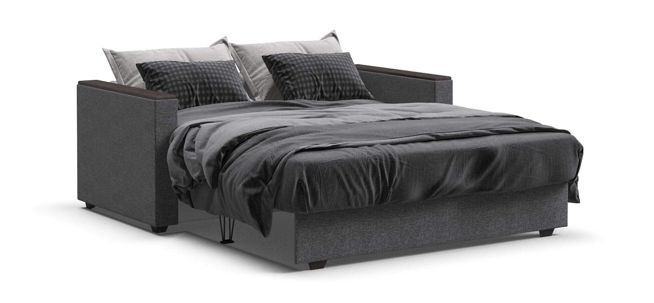 Диван Атланта-2 Лайт рогожка Malmo серый