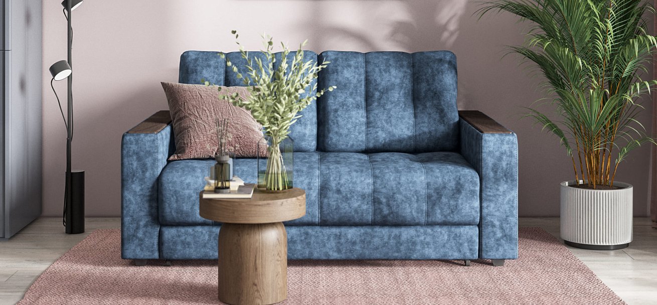 Диван BOSS Compact Велюр Royal топаз NEW