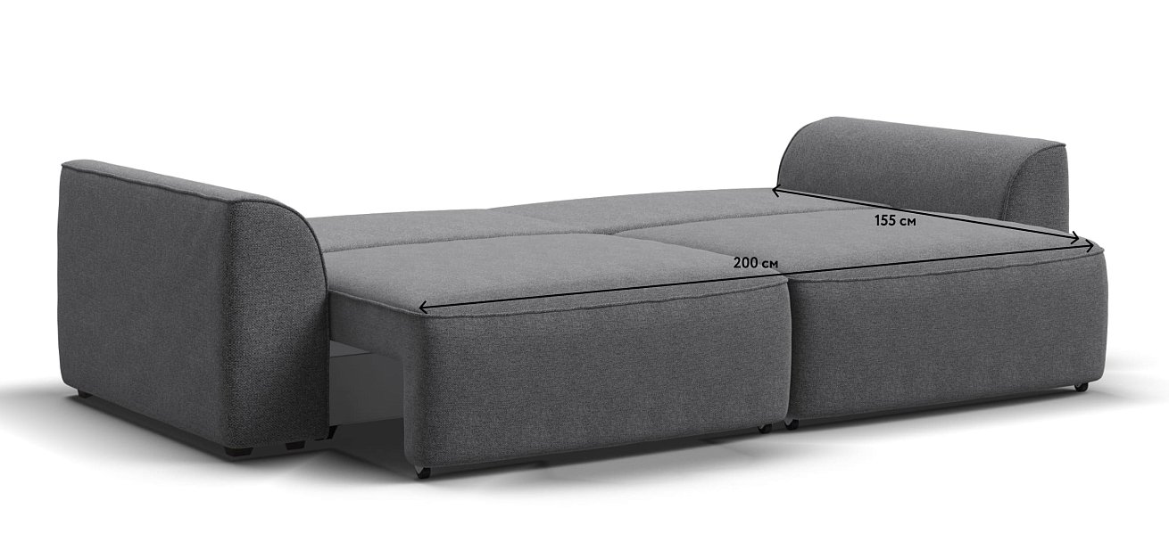 Диван KING SE рогожка Malmo серый