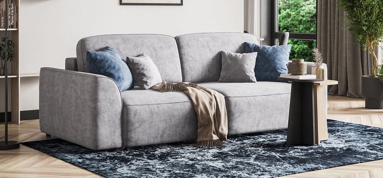 Диван KING SE Велюр Роял агат