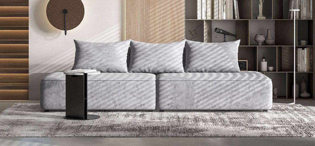 Диван KING TWIN Велюр Роял агат