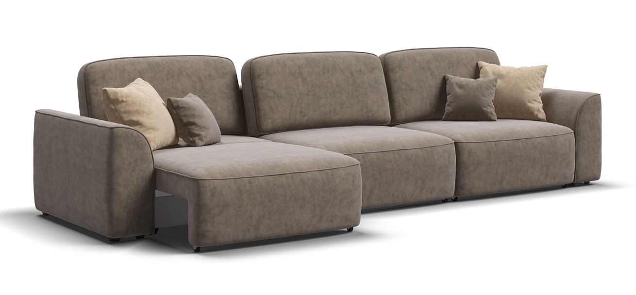 Диван KING MAX SE Велюр Роял тауп