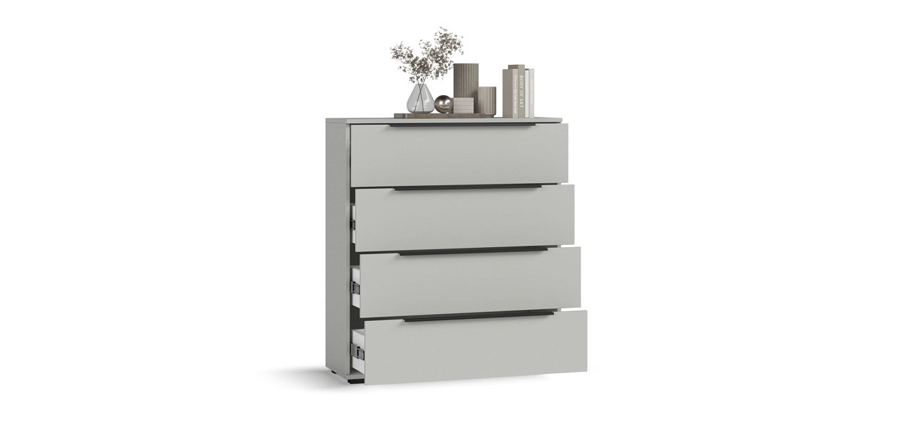 Комод BOSS STANDART Шиншилла серая