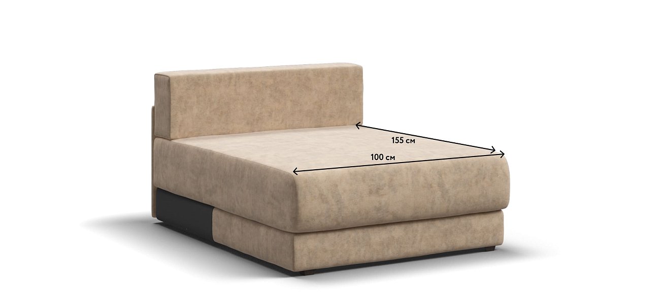 Оттоманка РИЧМОНД MODOOL Велюр Роял шампань