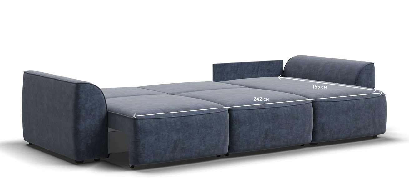 Угловой диван KING SE Велюр Royal топаз NEW