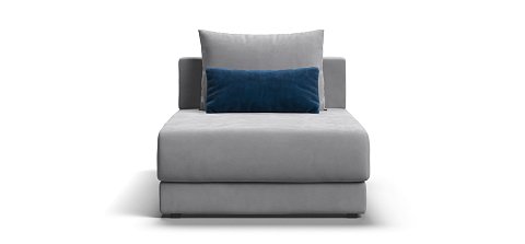 Оттоманка РИЧМОНД MODOOL Велюр Monolit сталь