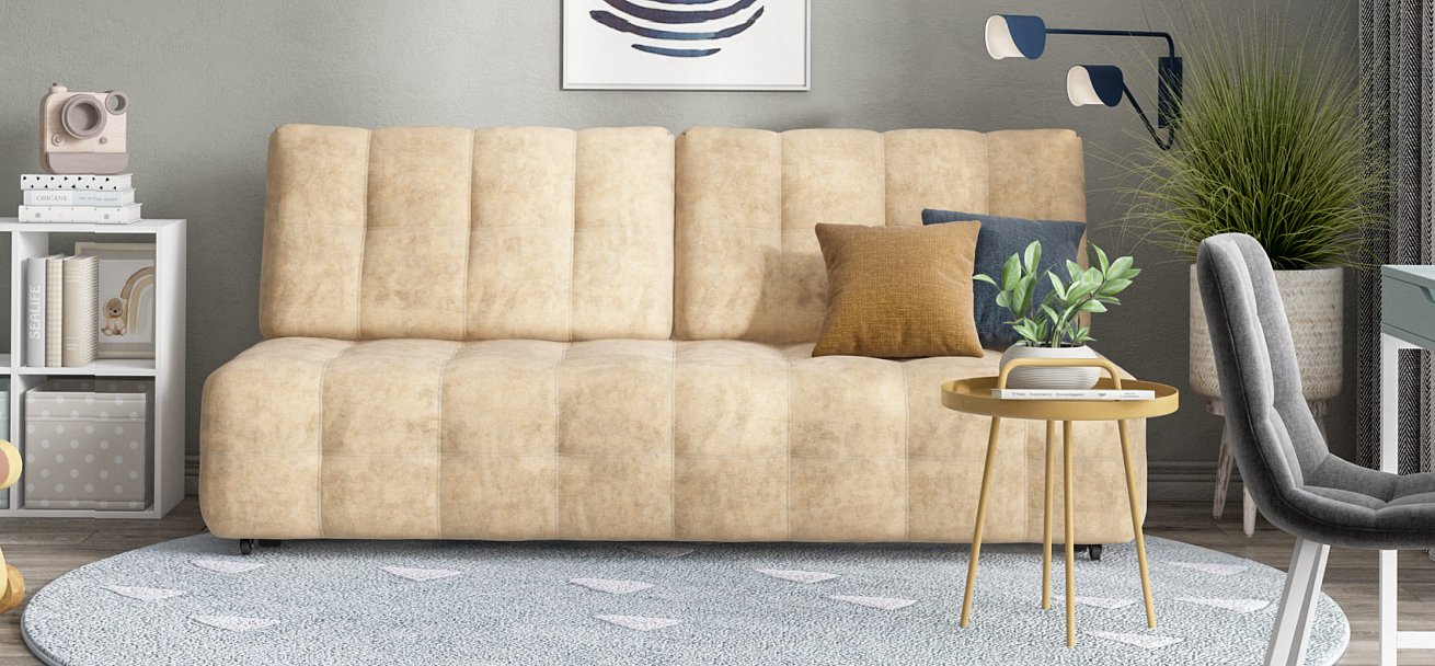 Диван BOSS 2.0 MINI Велюр Роял шампань