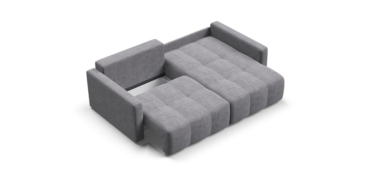 Угловой диван BOSS TREND Велюр Royal агат