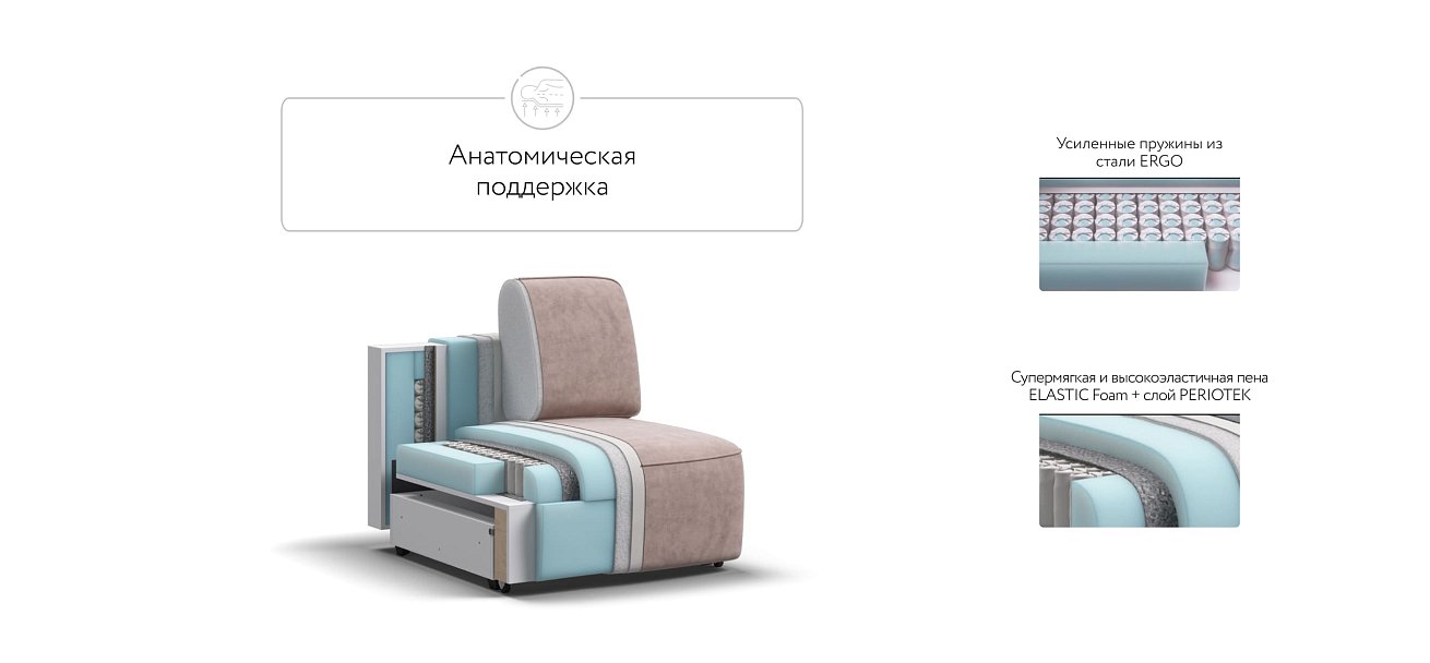 KING MODOOL база сп. место Велюр Royal пион NEW