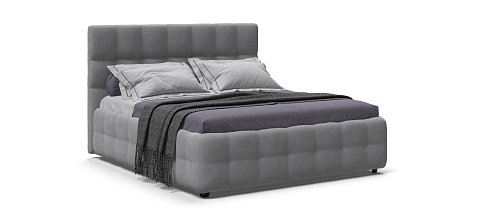 Кровать Босс 160*200 Про велюр Monolit сталь