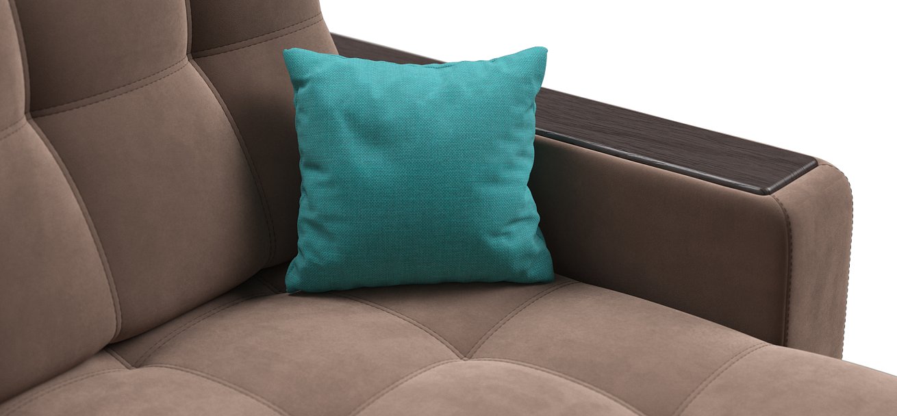 Угловой диван BOSS 3.0 Classic XL велюр Monolit мокко