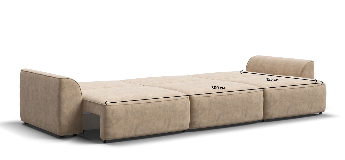 Диван KING MAX SE Велюр Роял шампань