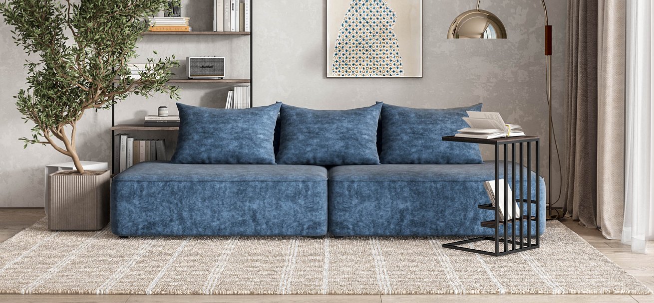 Диван KING TWIN Велюр ROYAL топаз NEW