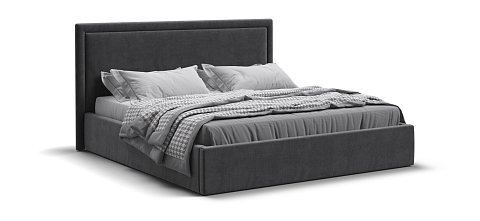 Кровать Фрея 160*200 без ПМ MONOLIT Серая