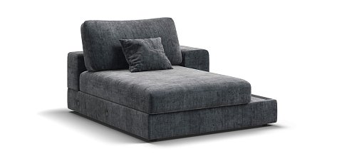 BOSS MODOOL SE оттоманка правая шенилл Gloss карбон