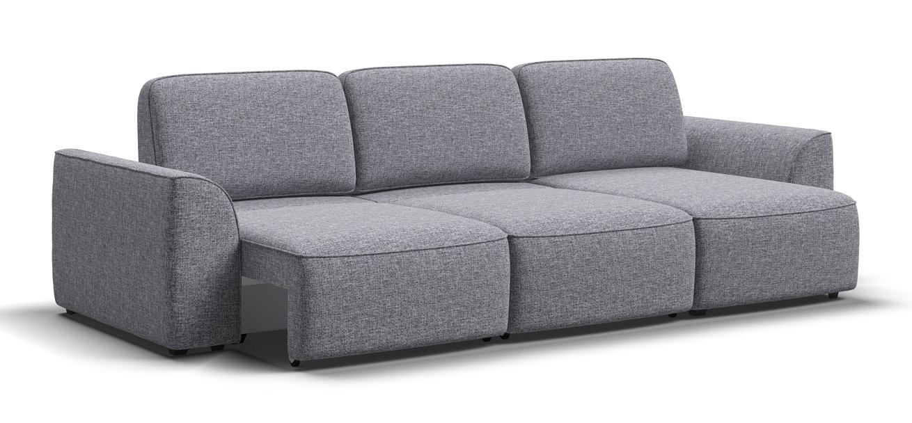 Угловой диван KING SE Рогожка Vento серый